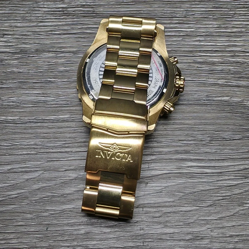 Invicta Men's Watch - Model 22547 - Pro Diver 50mm Gold Tone Stainless Steel